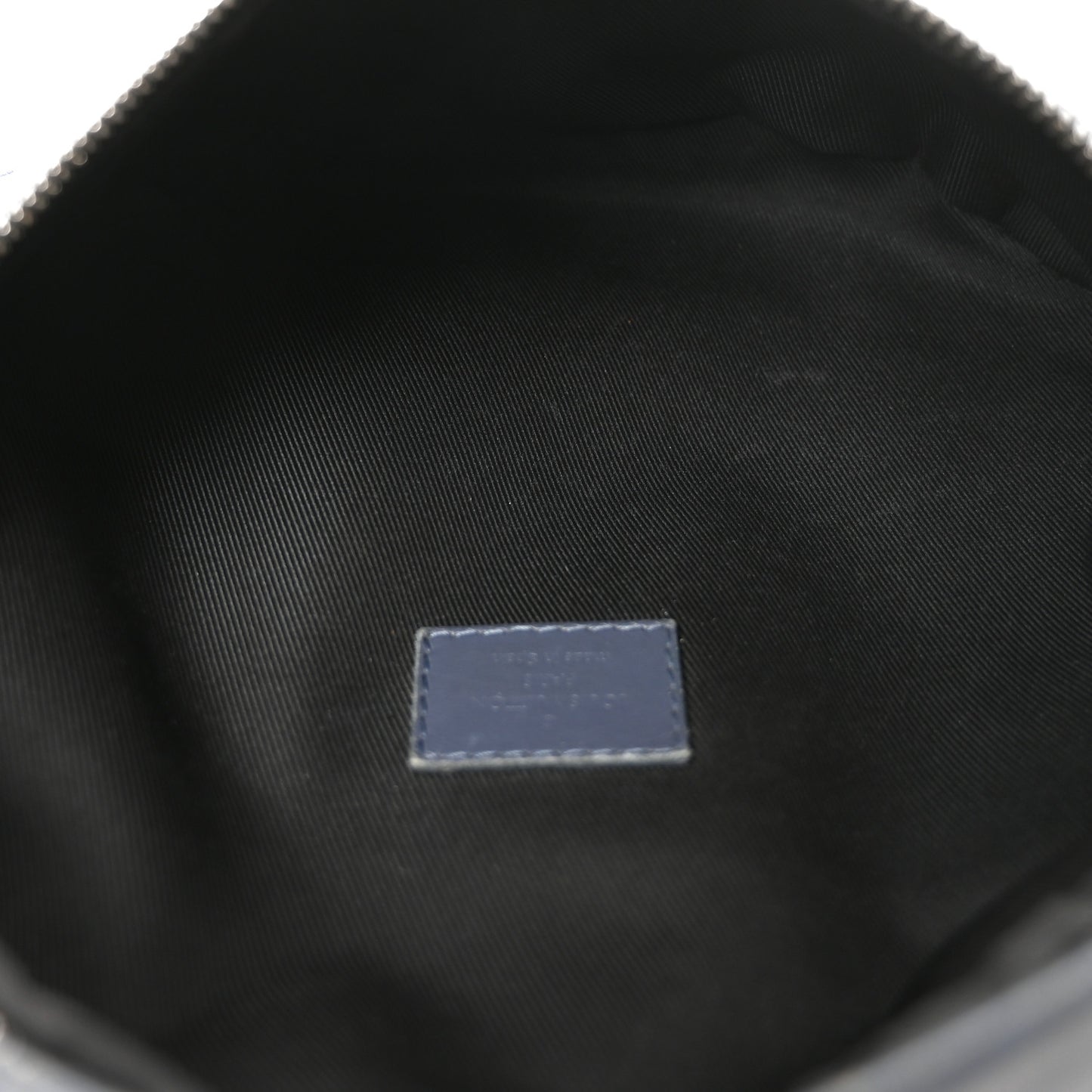Calfskin Monogram Shadow Discovery Bumbag PM Navy Blue