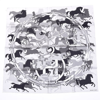 Hermes Silk Ex Libris En Camouflage Scarf 90 1 of 5