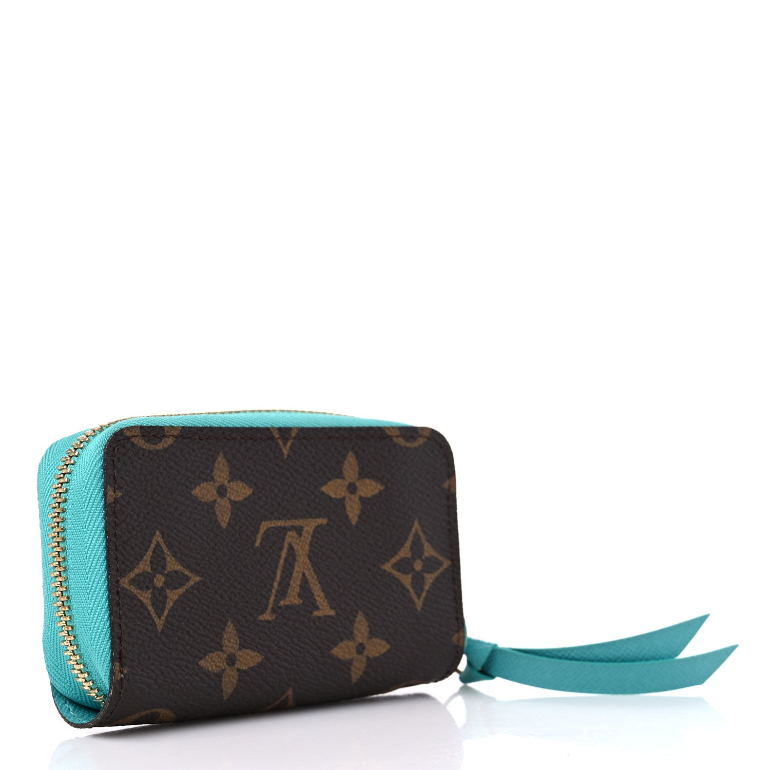 Louis Vuitton Monogram Zippy Multicartes Turquoise 3 of 8