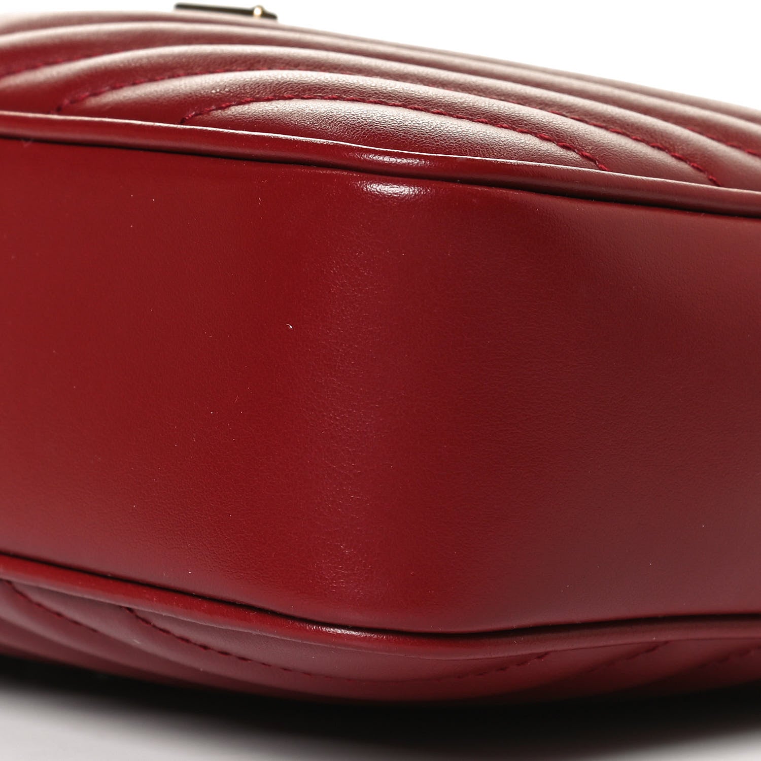 Saint Laurent Calfskin Matelasse Monogram Lou Camera Bag Red 10 of 12