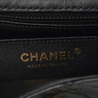 Chanel Aged Calfskin Quilted 2.55 Reissue Mini Flap Black 6 of 10