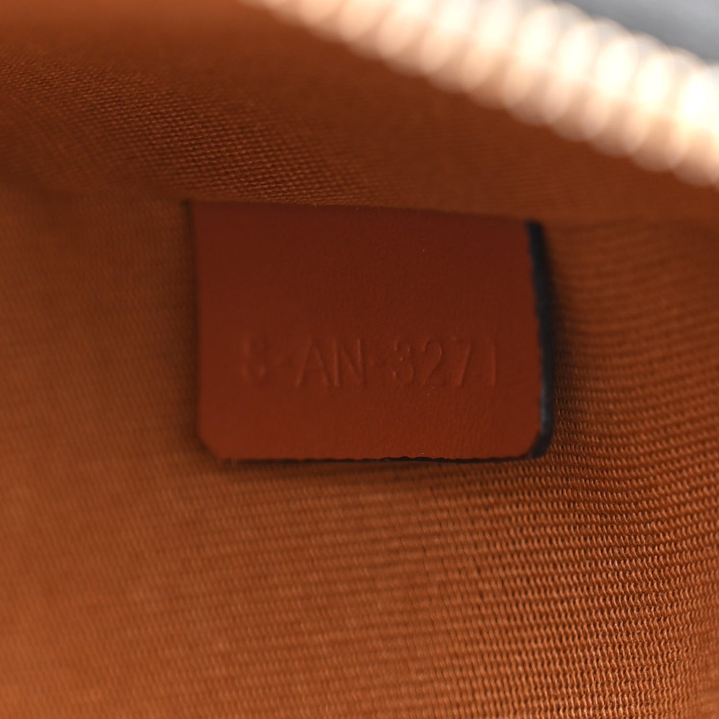 Triomphe Canvas Calfskin Ava Shoulder Bag Tan