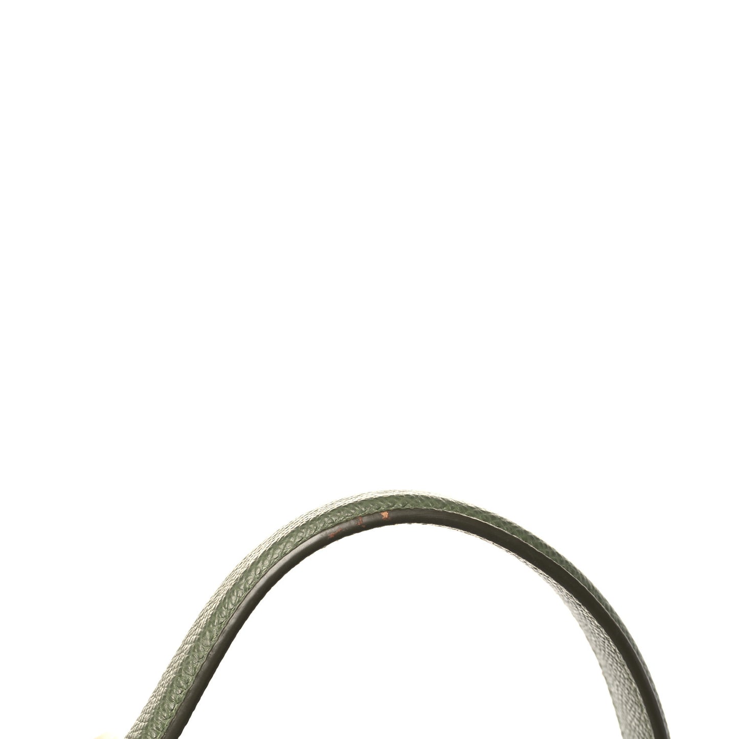 Grained Calfskin Micro Belt Bag Army Green