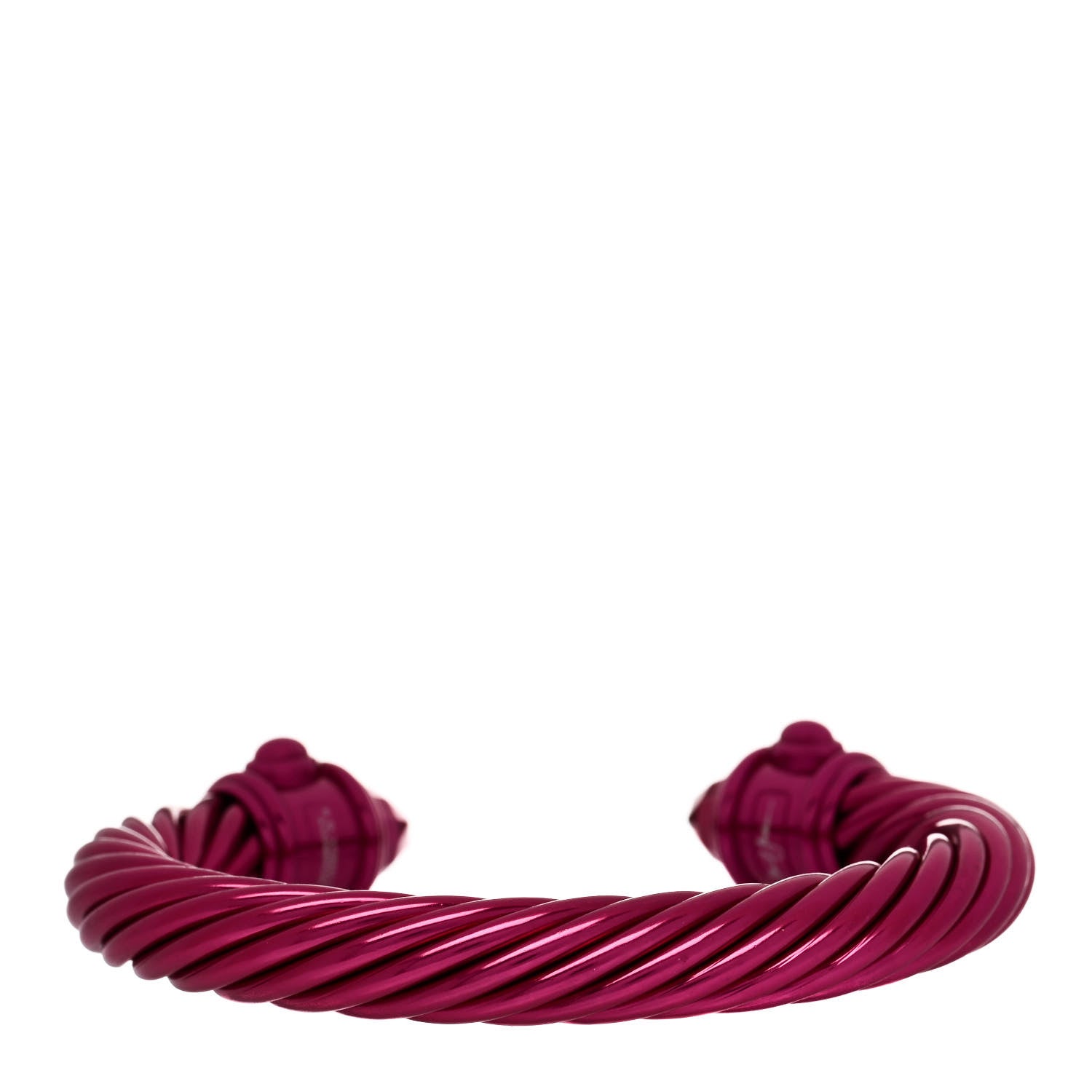 David Yurman Aluminum 10mm Renaissance Cable Bracelet Pink 2 of 4