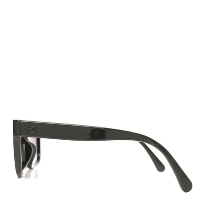 Chanel Acetate Polarized Square Sunglasses 5417-A Black 3 of 7