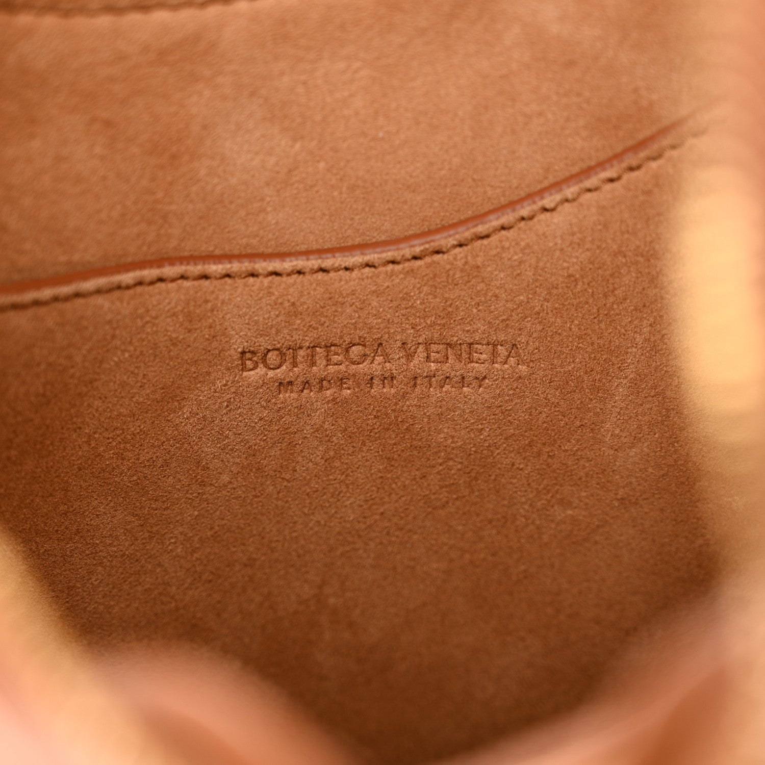 Bottega Veneta Nappa Intrecciato Small Drop Shoulder Bag Wood 6 of 10