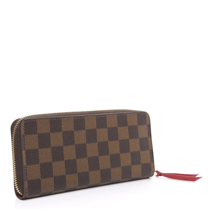Louis Vuitton Damier Ebene Clemence Wallet 2 of 9