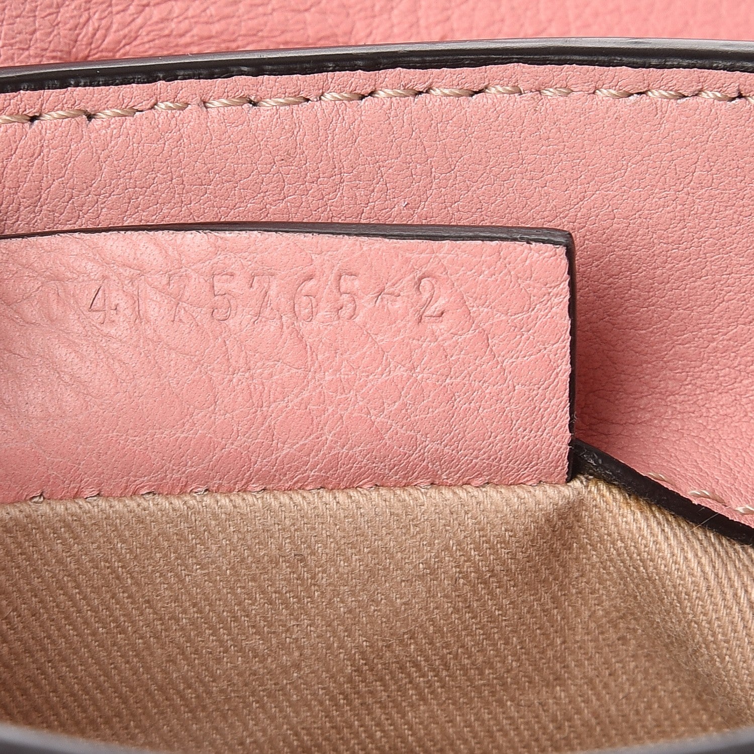 Chloe Suede Calfskin Mini Faye Backpack Washed Pink 8 of 8