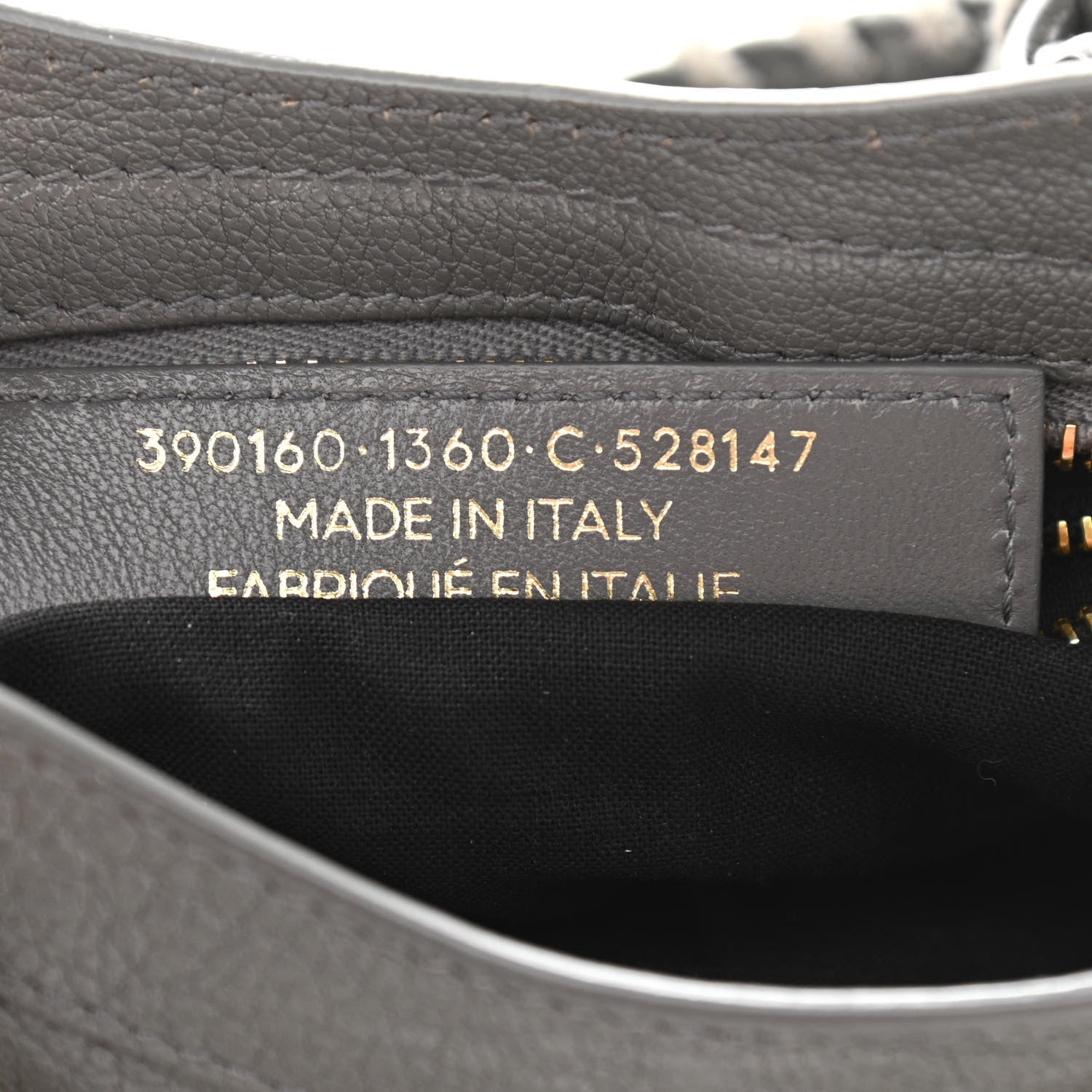 Balenciaga Chevre Gold Metallic Edge Hardware Mini City Gris Acier 7 of 11