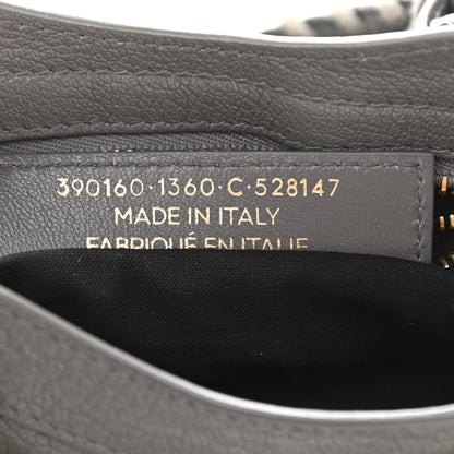 Balenciaga Chevre Gold Metallic Edge Hardware Mini City Gris Acier 7 of 11