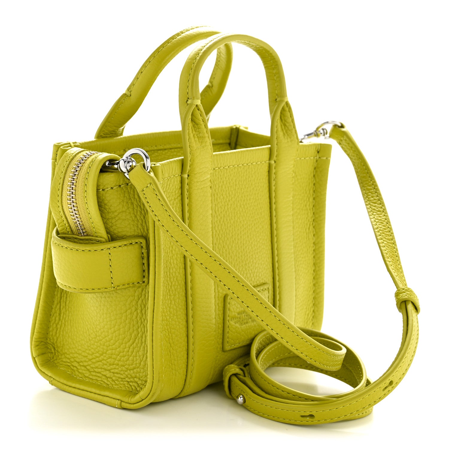 Marc Jacobs Grained Calfskin Micro The Tote Bag Citronelle 3 of 10