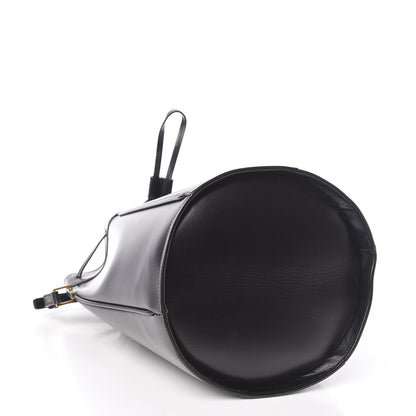 Saint Laurent Smooth Calfskin Medium Talitha Bucket Bag Black 4 of 8