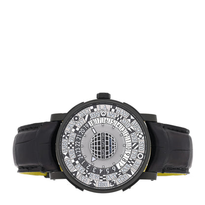 Louis Vuitton Stainless Steel Alligator 39mm Escale Time Zone Automatic Watch Grey 2 of 4