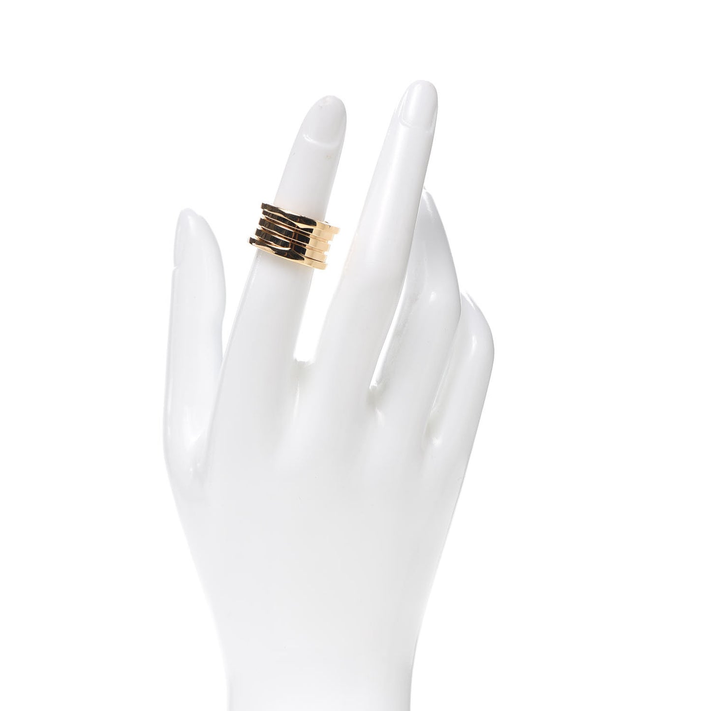 18K Yellow Gold B.Zero1 Four-Band Ring 50 5.25