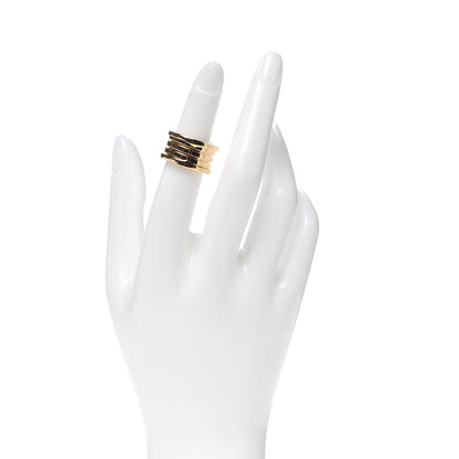 Bulgari 18K Yellow Gold B.Zero1 Four-Band Ring 50 5.25 2 of 6