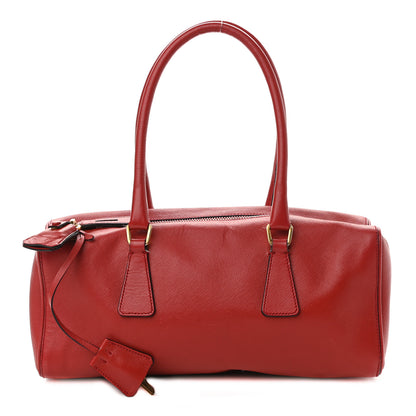 Prada Saffiano Bauletto Fuoco 1 of 11