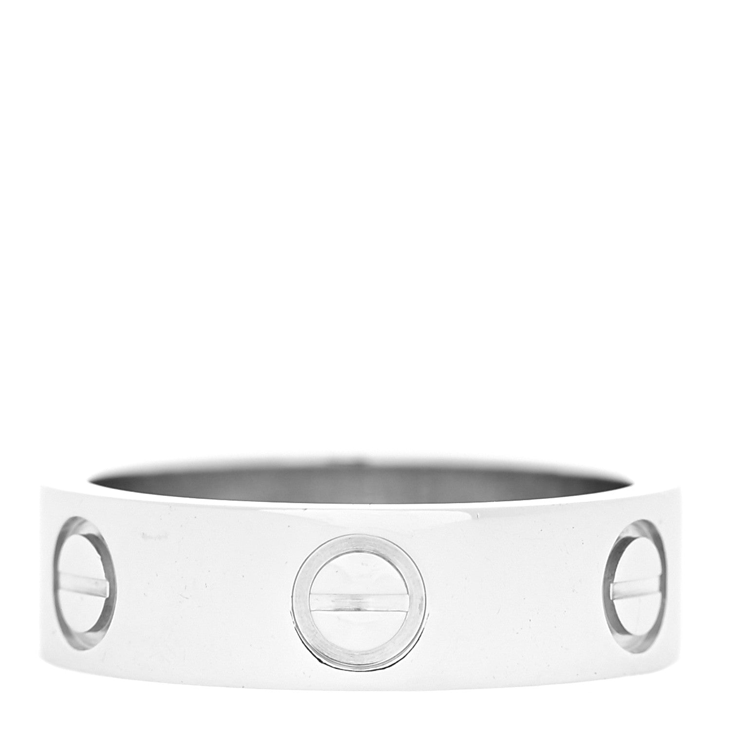 Cartier Platinum 5.5mm LOVE Ring 51 5.75 3 of 7
