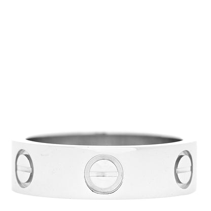 Cartier Platinum 5.5mm LOVE Ring 51 5.75 3 of 7