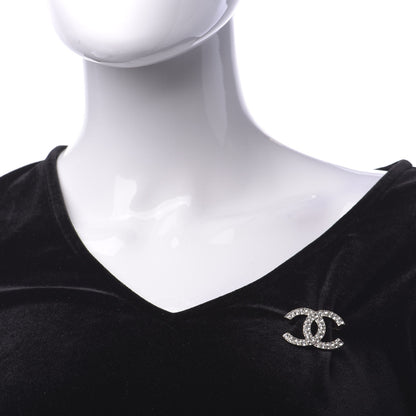 Chanel Crystal Palais Garnier CC Brooch Gold 2 of 5