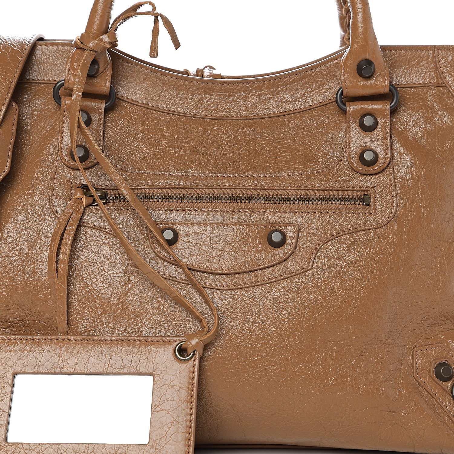 Balenciaga Agneau Classic Hardware City Marron Cannelle 7 of 9