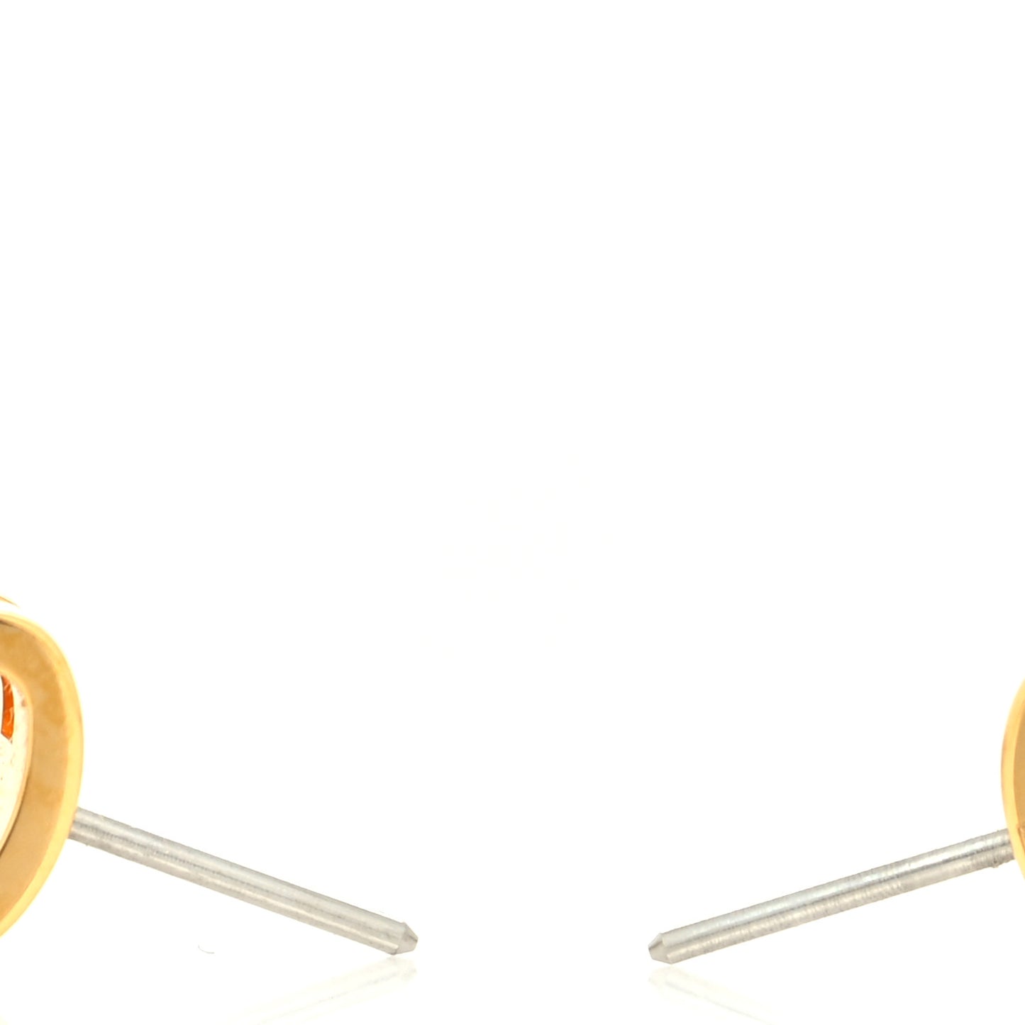 Gold Lacquered Mini Pop H Earrings Rose Sakura