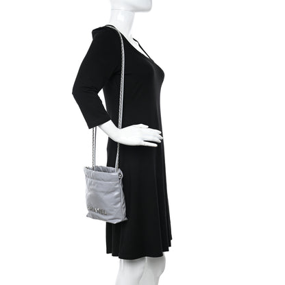 Chanel Shiny Calfskin Quilted Mini Chanel 22 Grey 2 of 10