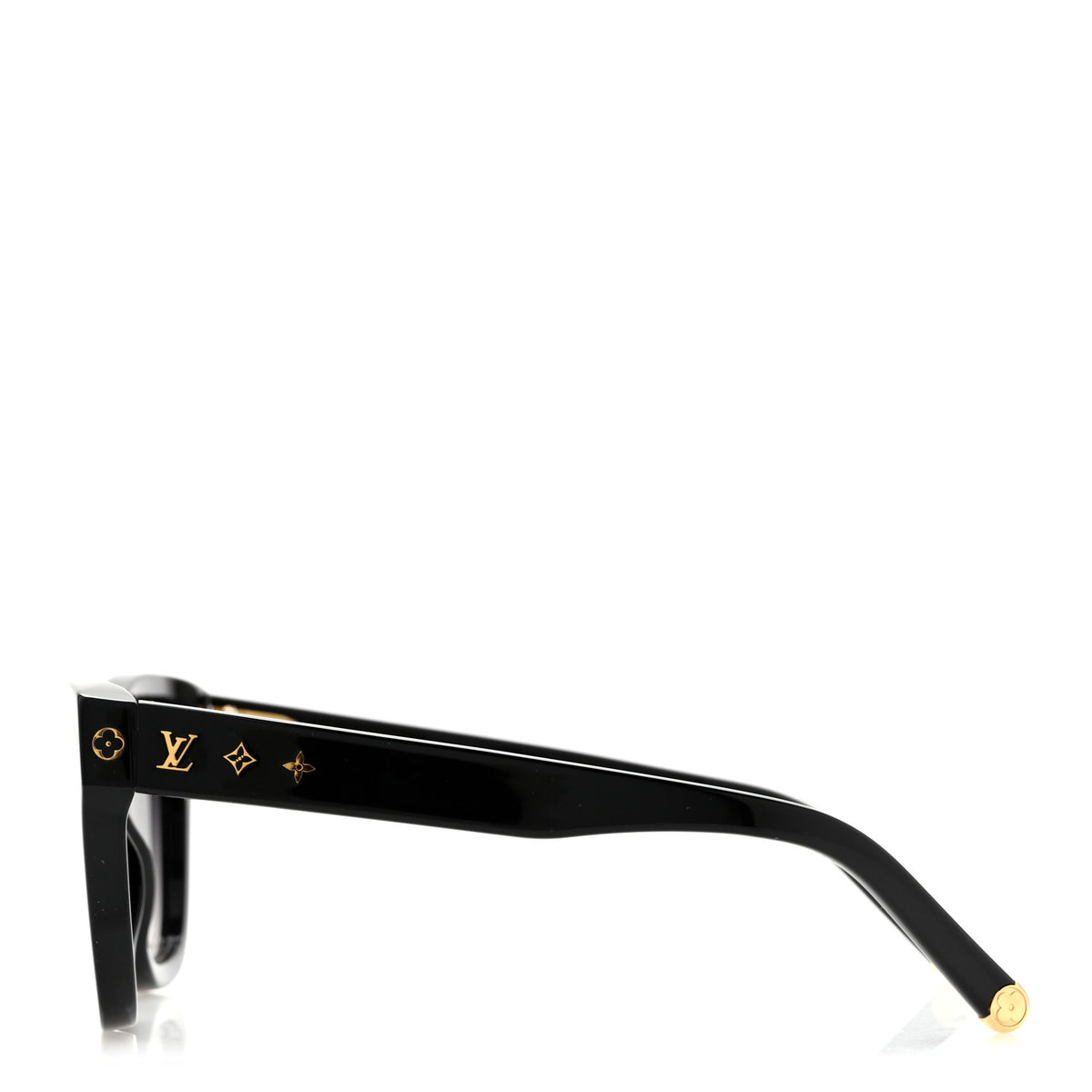 Louis Vuitton Acetate My Monogram Square Sunglasses Z1523W Black 3 of 7