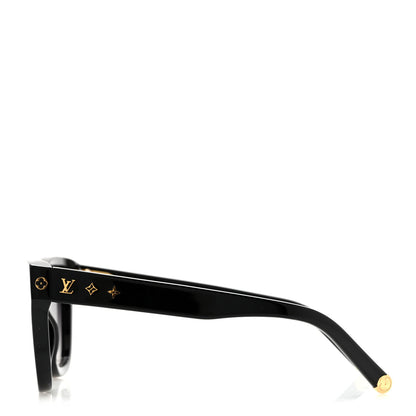 Louis Vuitton Acetate My Monogram Square Sunglasses Z1523W Black 3 of 7