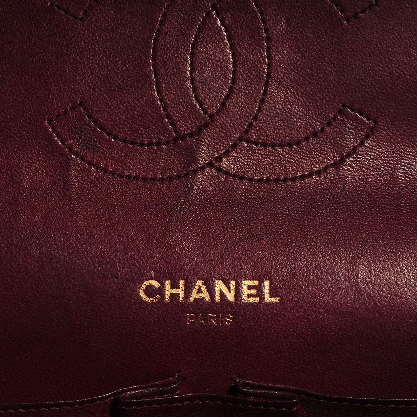 Lambskin Medium Mademoiselle Chain Double Flap Black