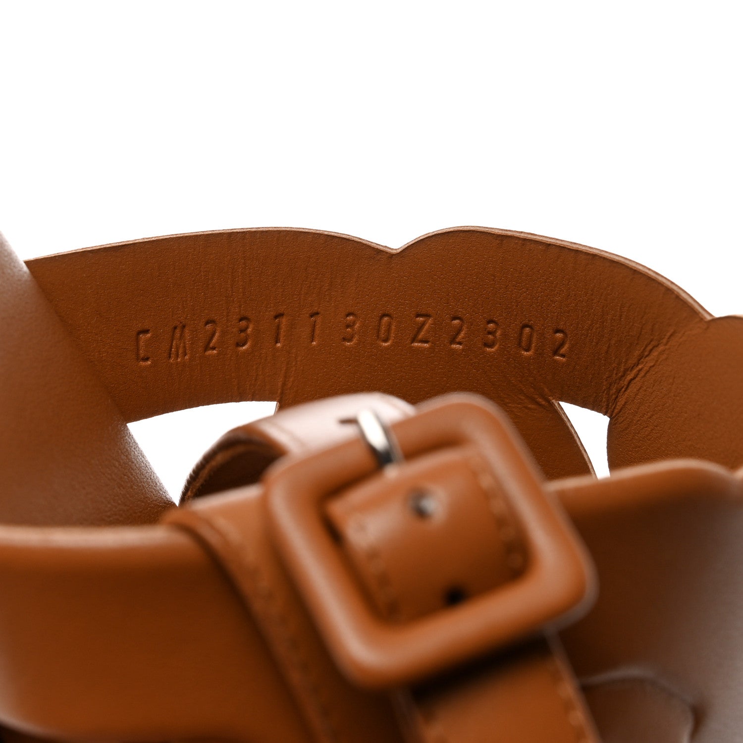 Hermes Nappa Womens Grace Sandals 37 Naturel 6 of 8