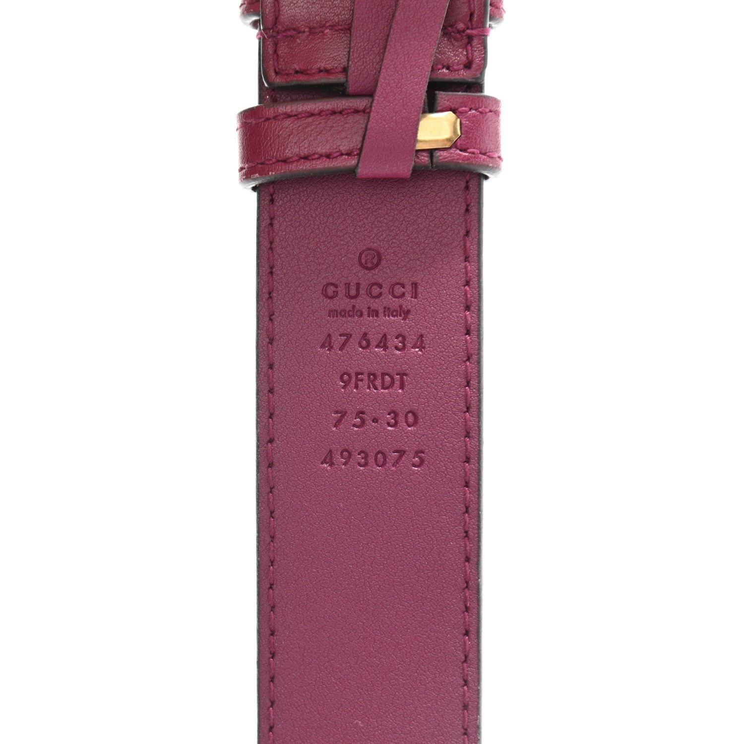 Gucci Velvet Matelasse GG Marmont Belt Bag 75 30 Fuchsia Violet Cyclamen 13 of 27
