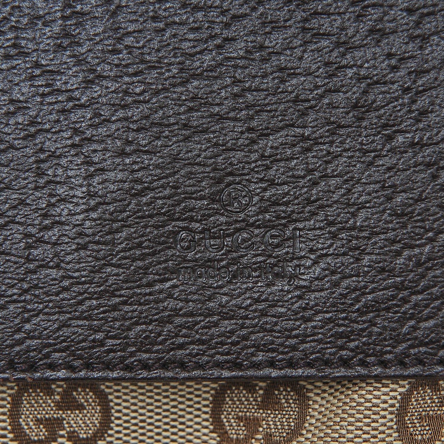 Gucci GG Monogram Double Pocket Belt Bag Dark Brown 7 of 7