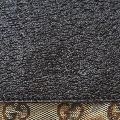 Gucci GG Monogram Double Pocket Belt Bag Dark Brown 7 of 7