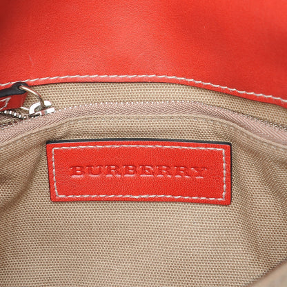 Burberry Canvas House Check Small Henham Crossbody Red 6 of 10