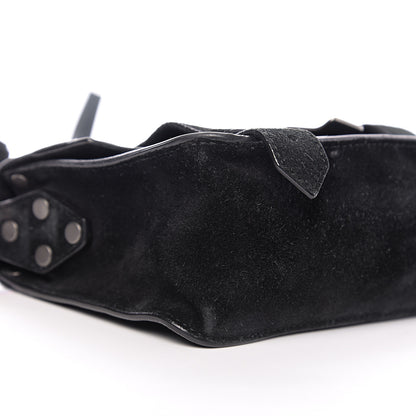 Proenza Schouler Suede PS1 Mini Pouch Messenger Bag Black 11 of 11