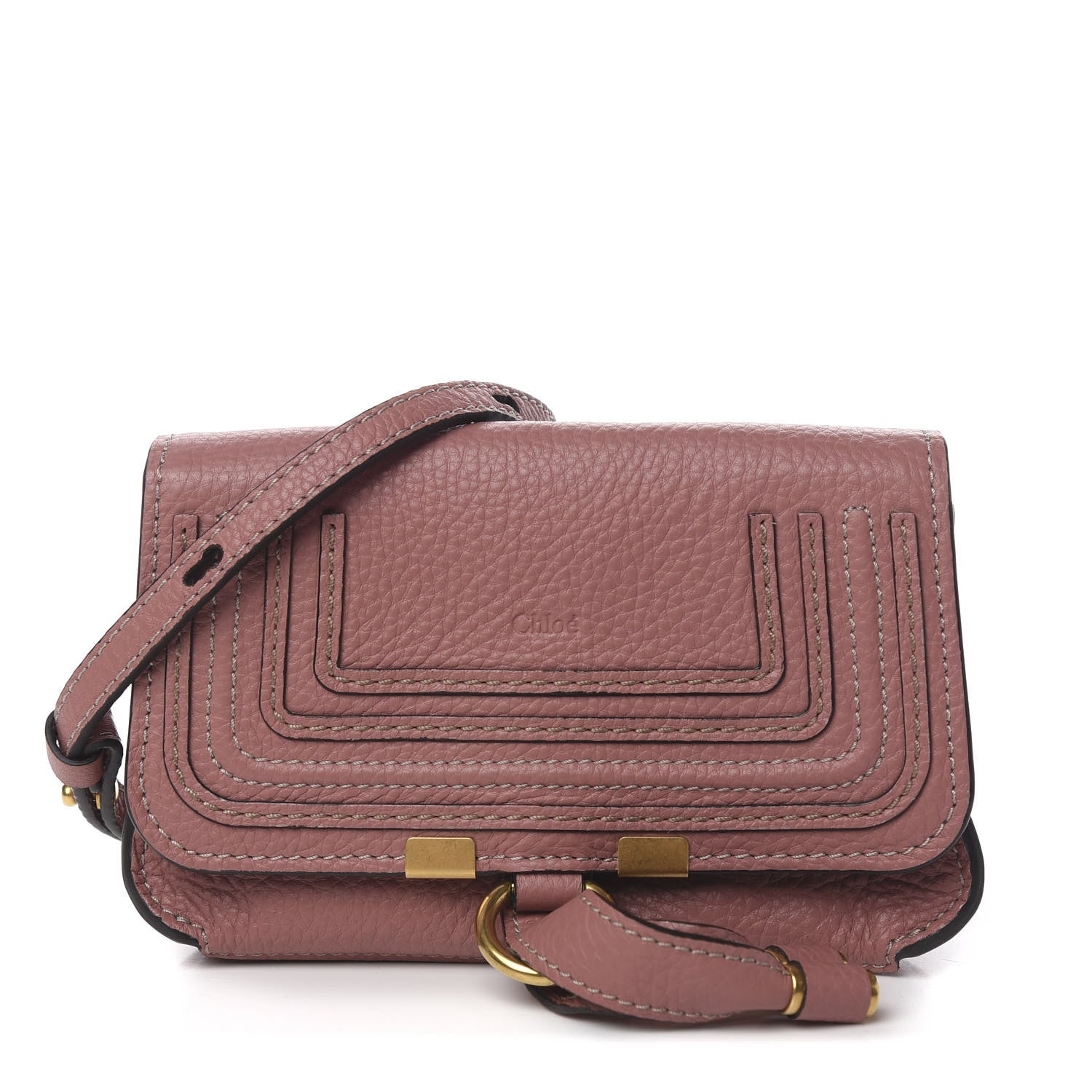 Chloe Calfskin Marcie Convertible Belt Bag Rusty Pink 1 of 10