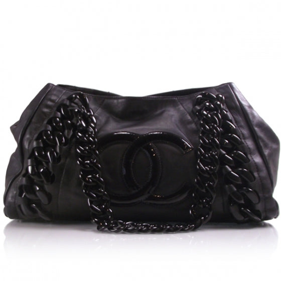 Chanel Leather Modern Chain Shopper Tote 1 of 12