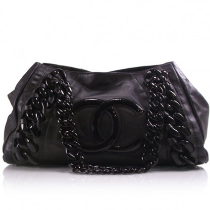 Chanel Leather Modern Chain Shopper Tote 1 of 12