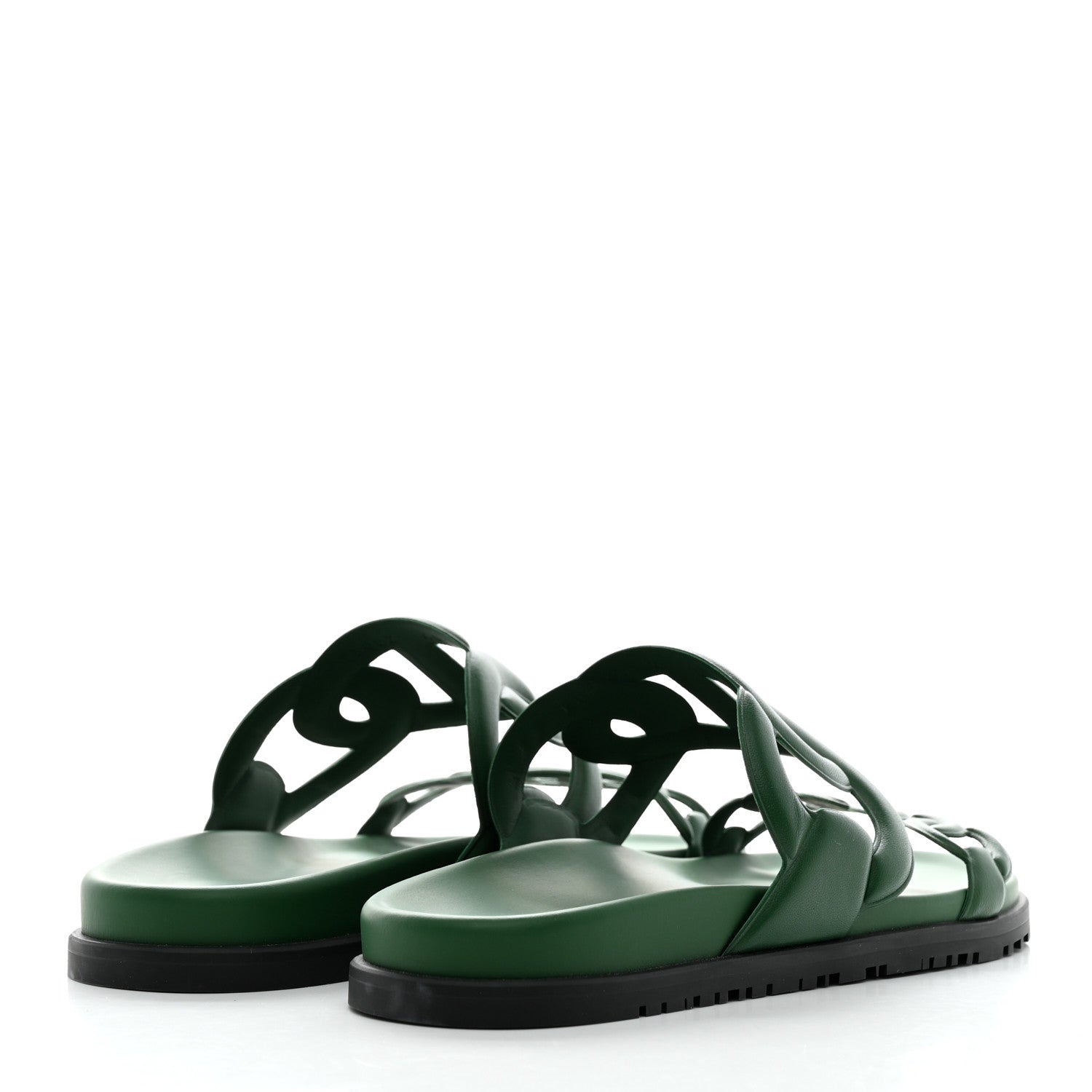 Hermes Nappa Extra Sandals 40 Vert Cactus 4 of 9