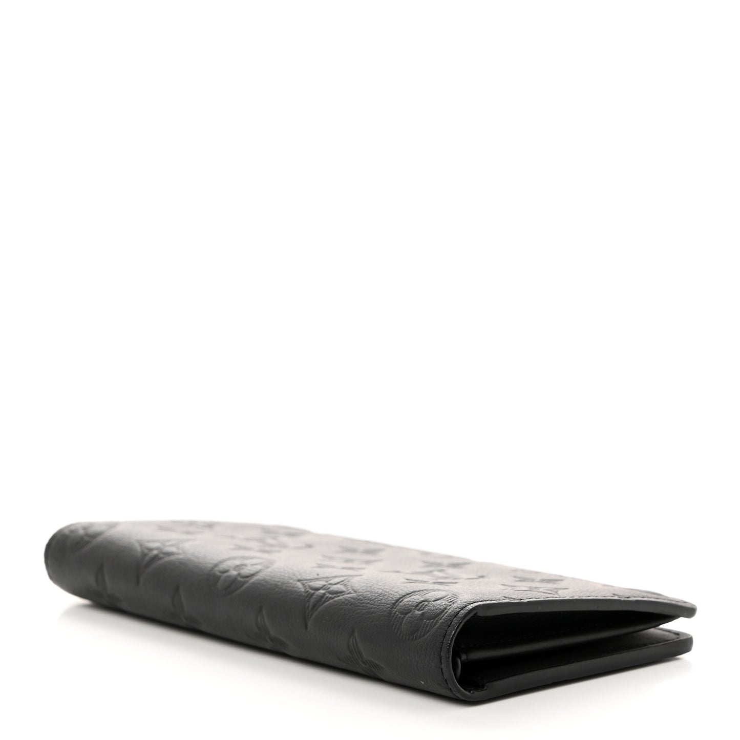 Calfskin Monogram Shadow Brazza Wallet Black