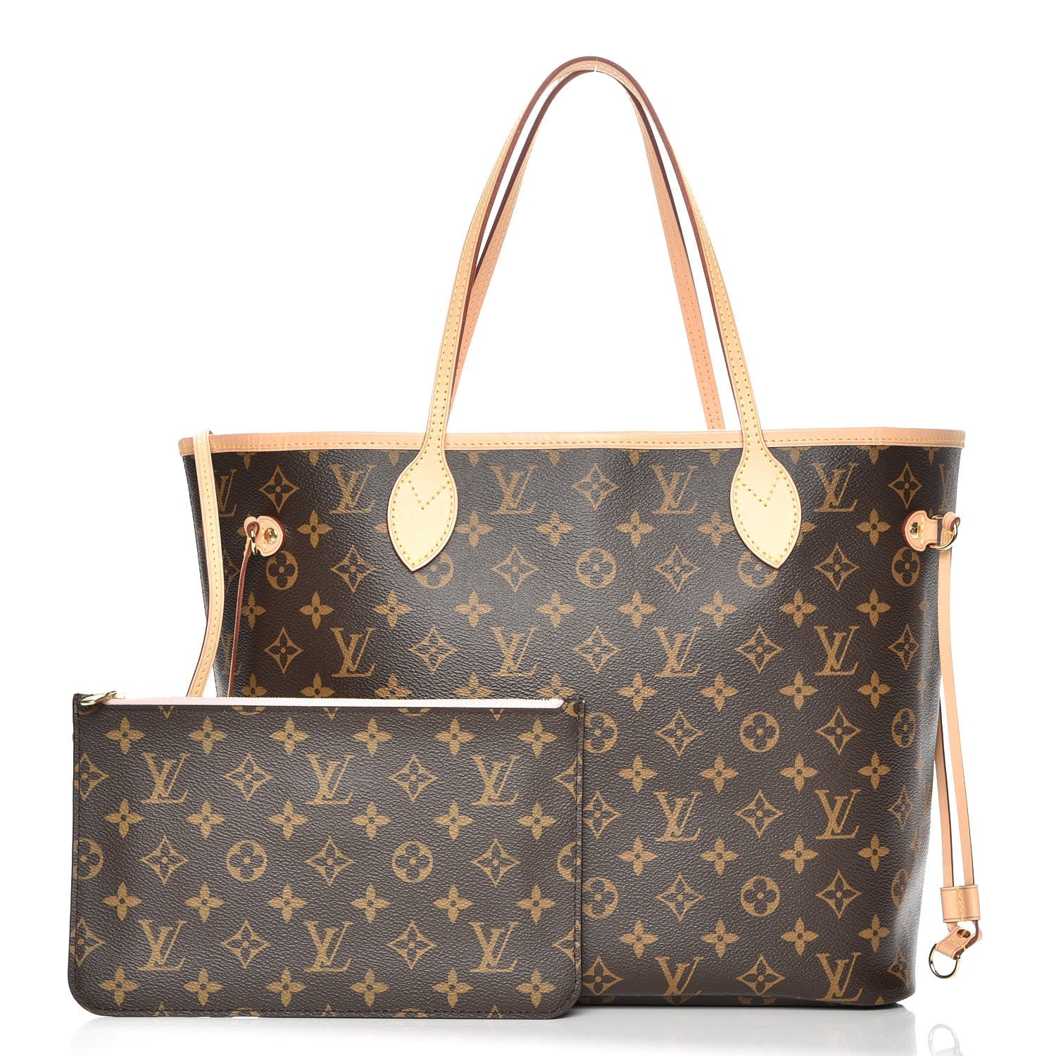 Louis Vuitton Monogram Neo Neverfull MM Rose Ballerine 1 of 8