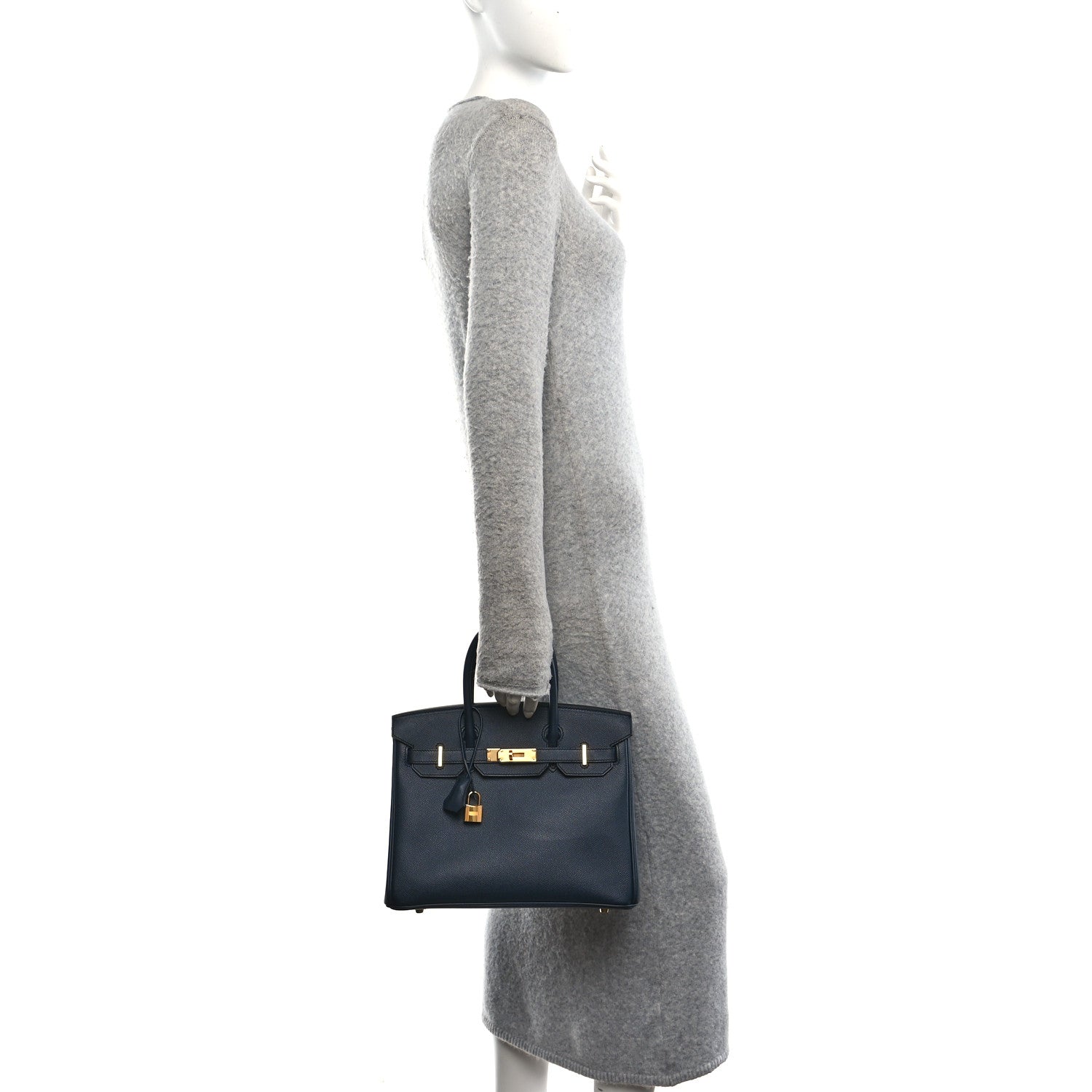 Hermes Epsom Birkin 30 Bleu Indigo 3 of 25