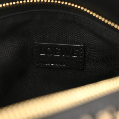Loewe Raffia Calfskin Small Puzzle Bag Natural Honey Gold 6 of 10