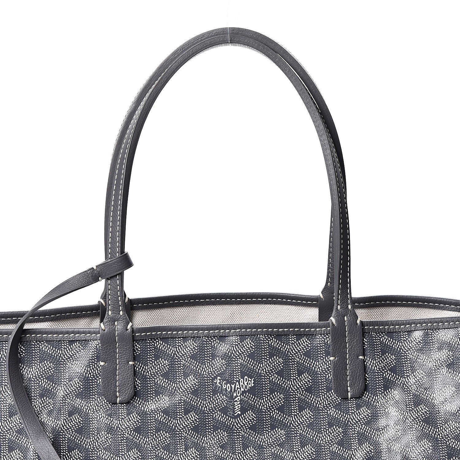 Goyard Goyardine Saint Louis PM Grey 6 of 8