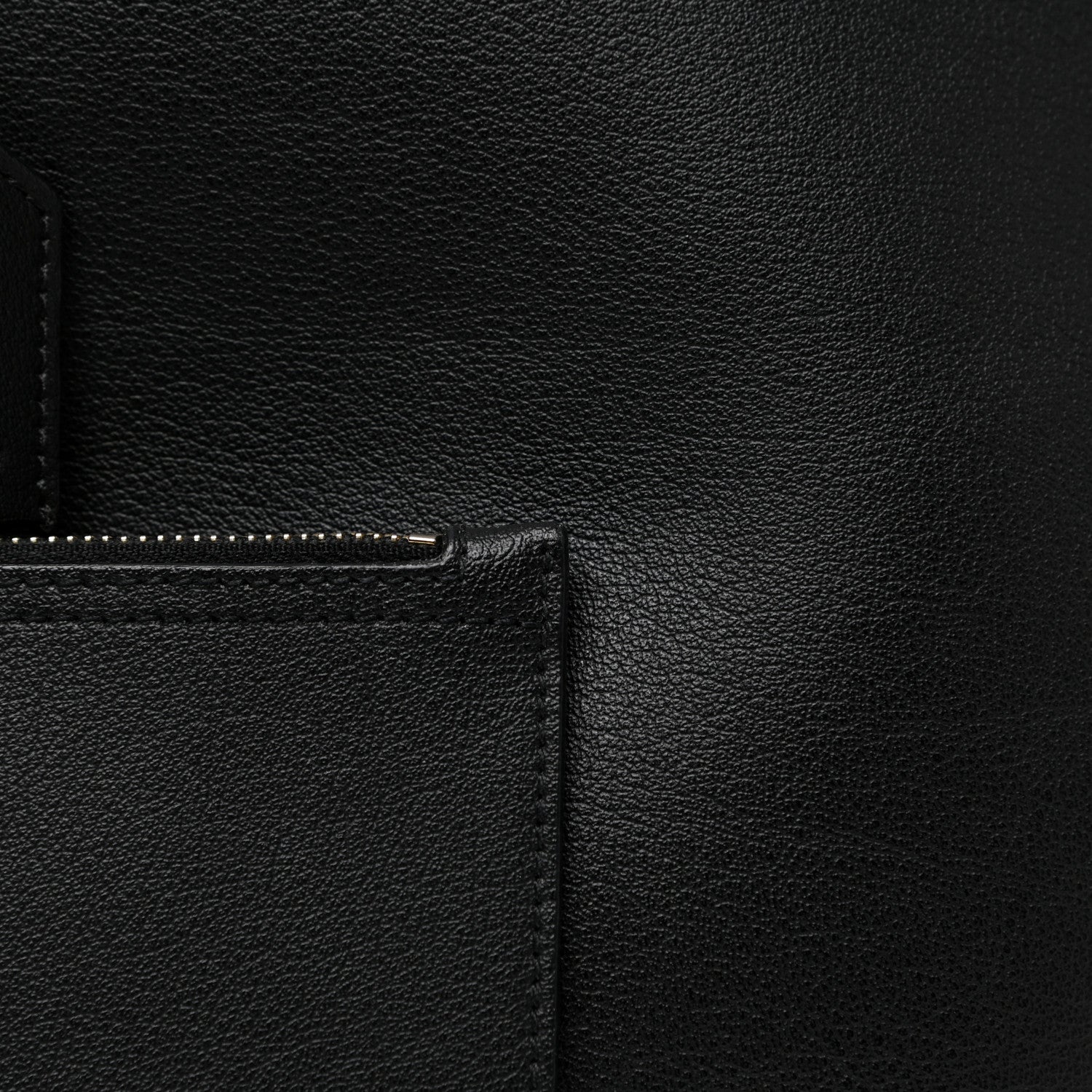 Saint Laurent Calfskin Medium Shopping Tote Black 8 of 15