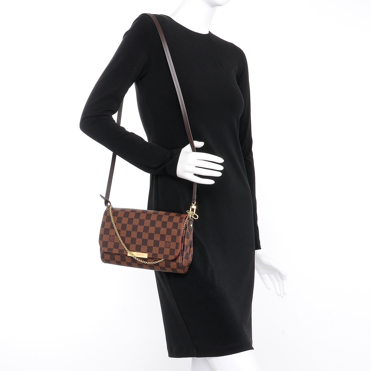 Louis Vuitton Damier Ebene Favorite MM 2 of 8