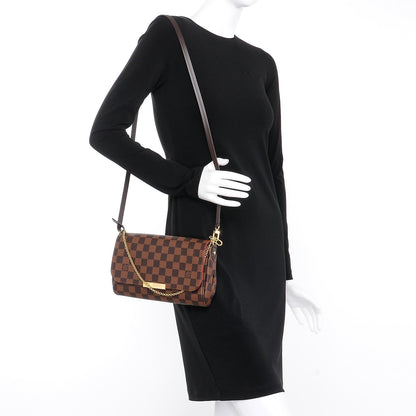 Louis Vuitton Damier Ebene Favorite MM 2 of 8
