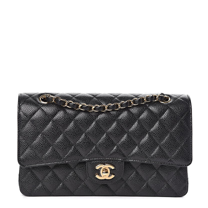 Chanel Caviar Quilted Medium Double Flap Black 1 of 11