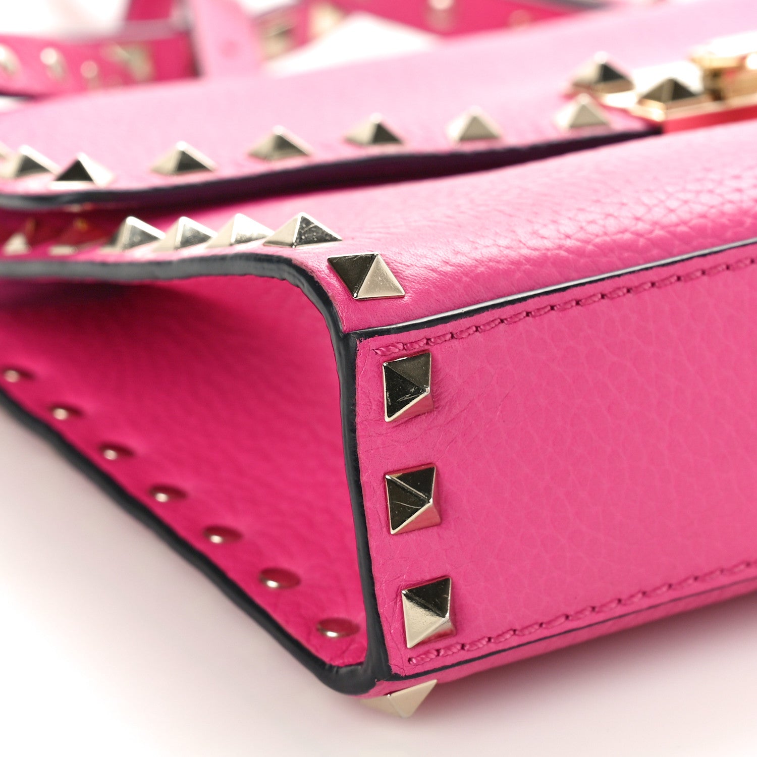 Valentino Garavani Pebbled Calfskin Medium Rockstud Flip Lock Crossbody Bag 8 of 13