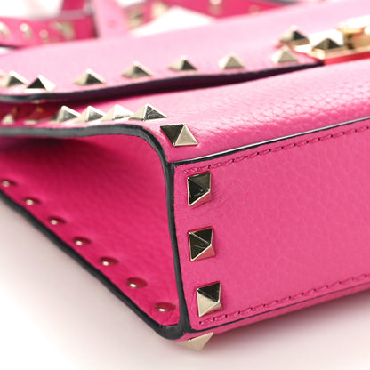 Valentino Garavani Pebbled Calfskin Medium Rockstud Flip Lock Crossbody Bag 8 of 13